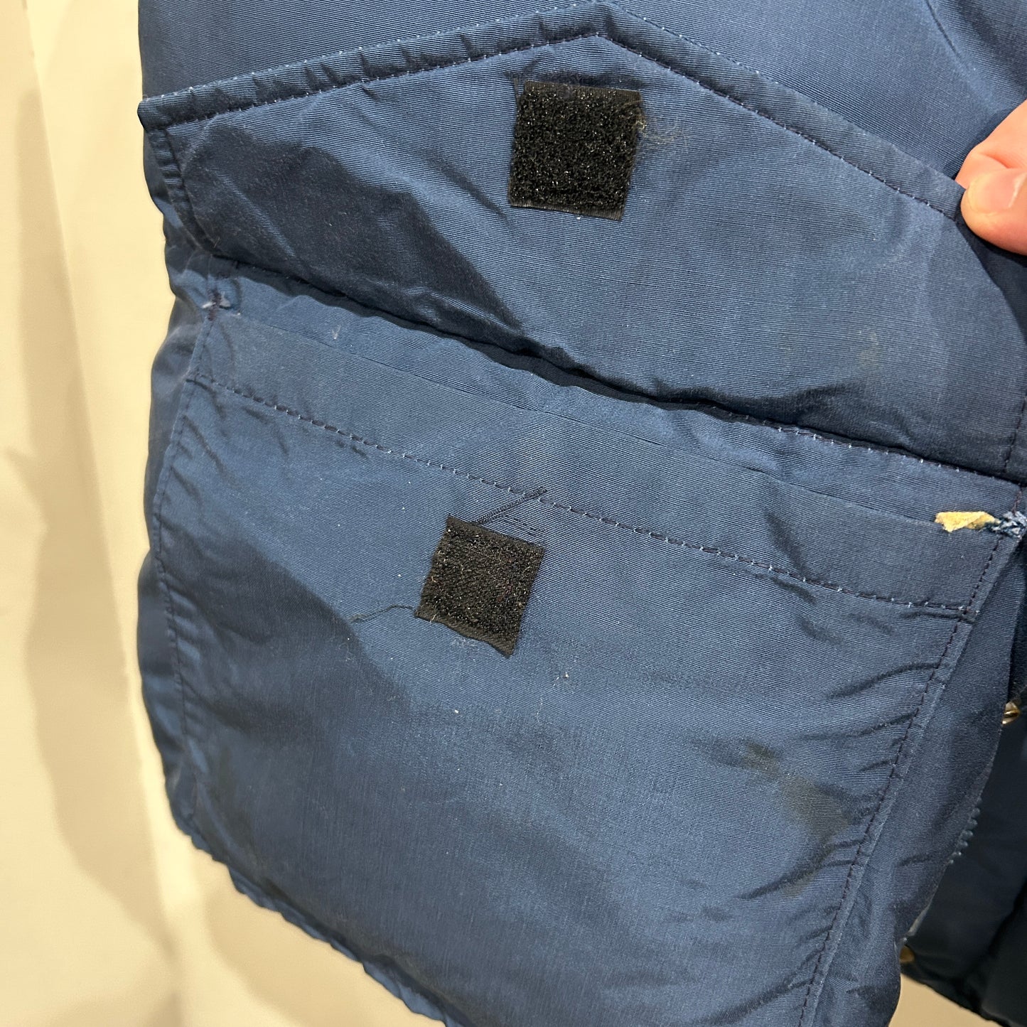 70's Woolrich ウールリッチ ダウンベスト ネイビー(XL)/C0254V-SO