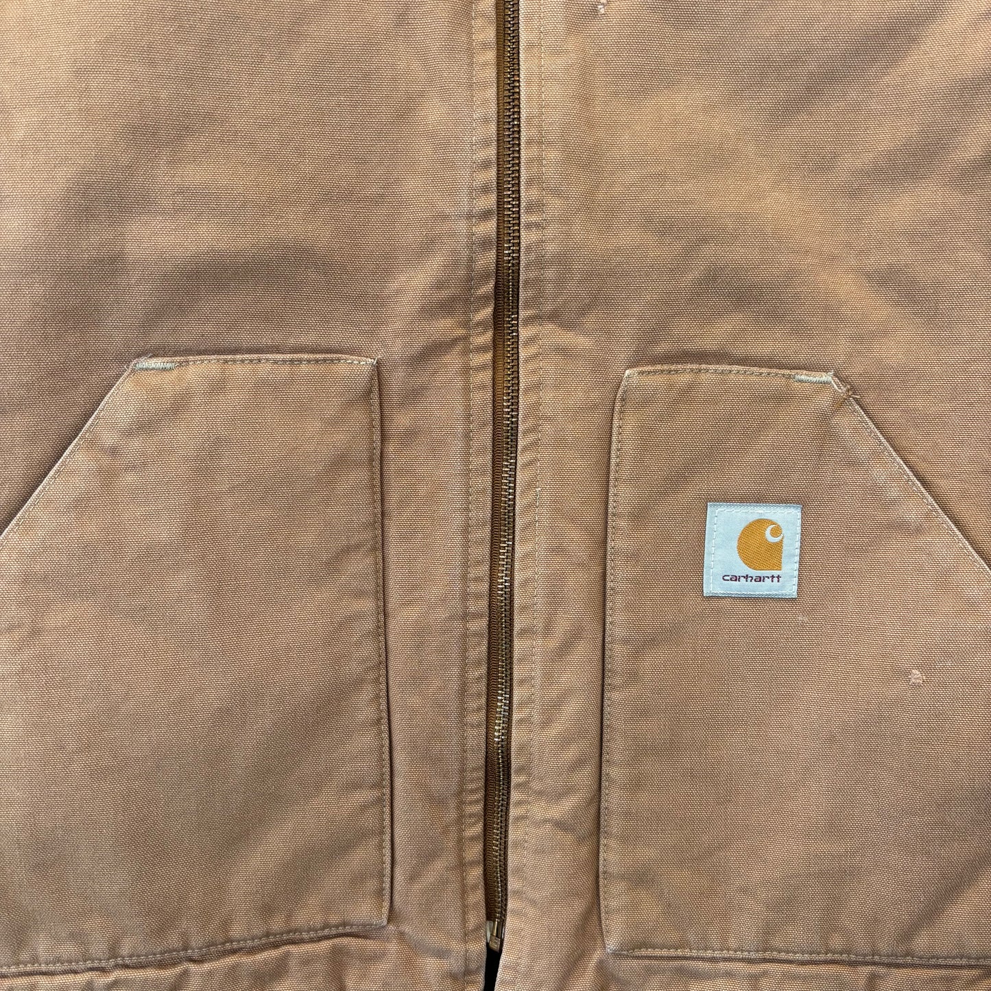 90's Carhartt カーハート ダックベスト ブラウン (aboutXL)/C1563V-SO