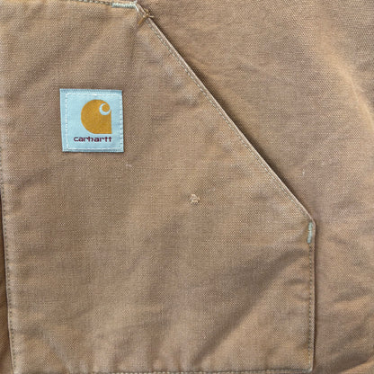 90's Carhartt カーハート ダックベスト ブラウン (aboutXL)/C1563V-SO