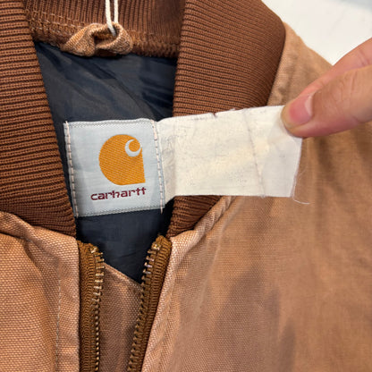 90's Carhartt カーハート ダックベスト ブラウン (aboutXL)/C1563V-SO