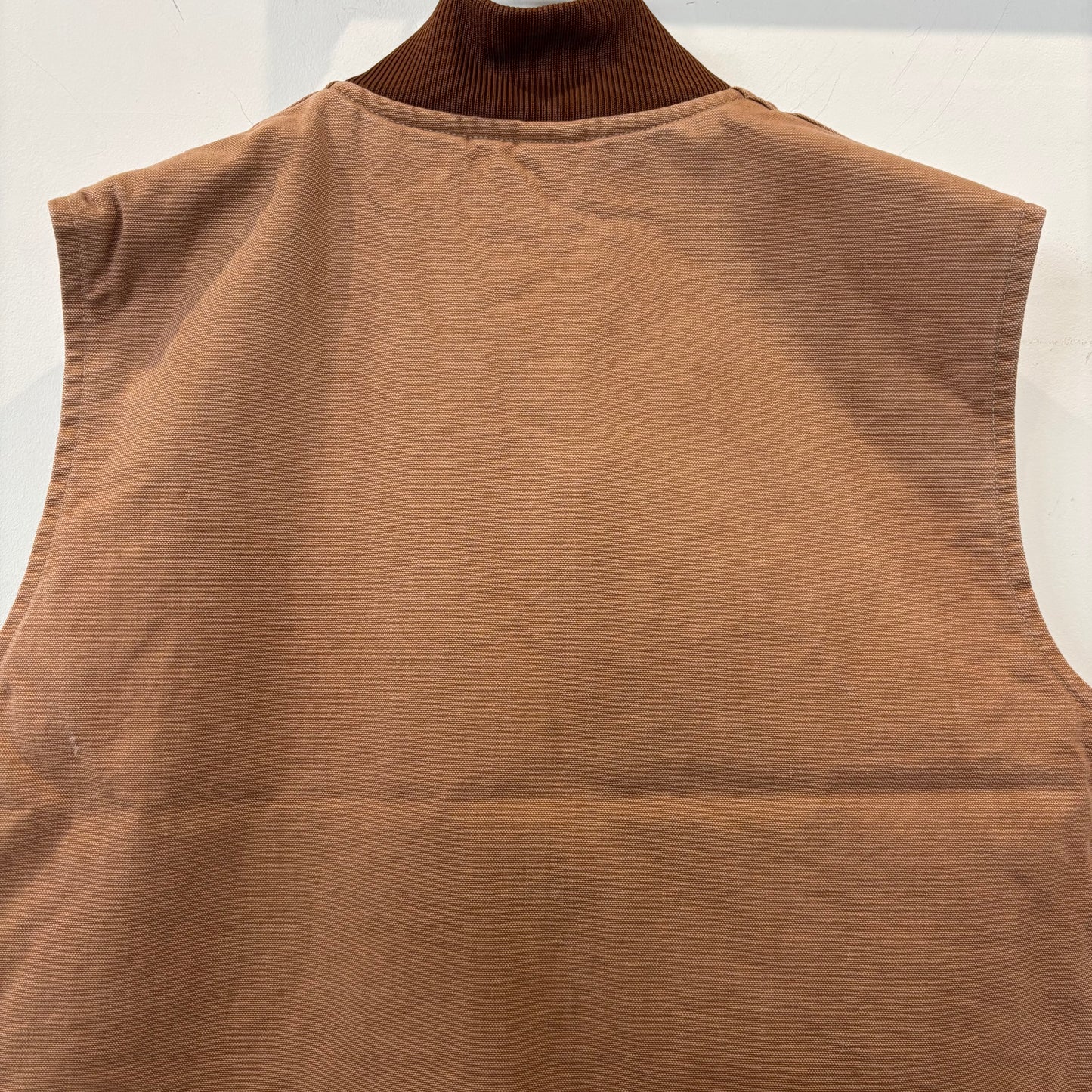 90's Carhartt カーハート ダックベスト ブラウン (aboutXL)/C1563V-SO