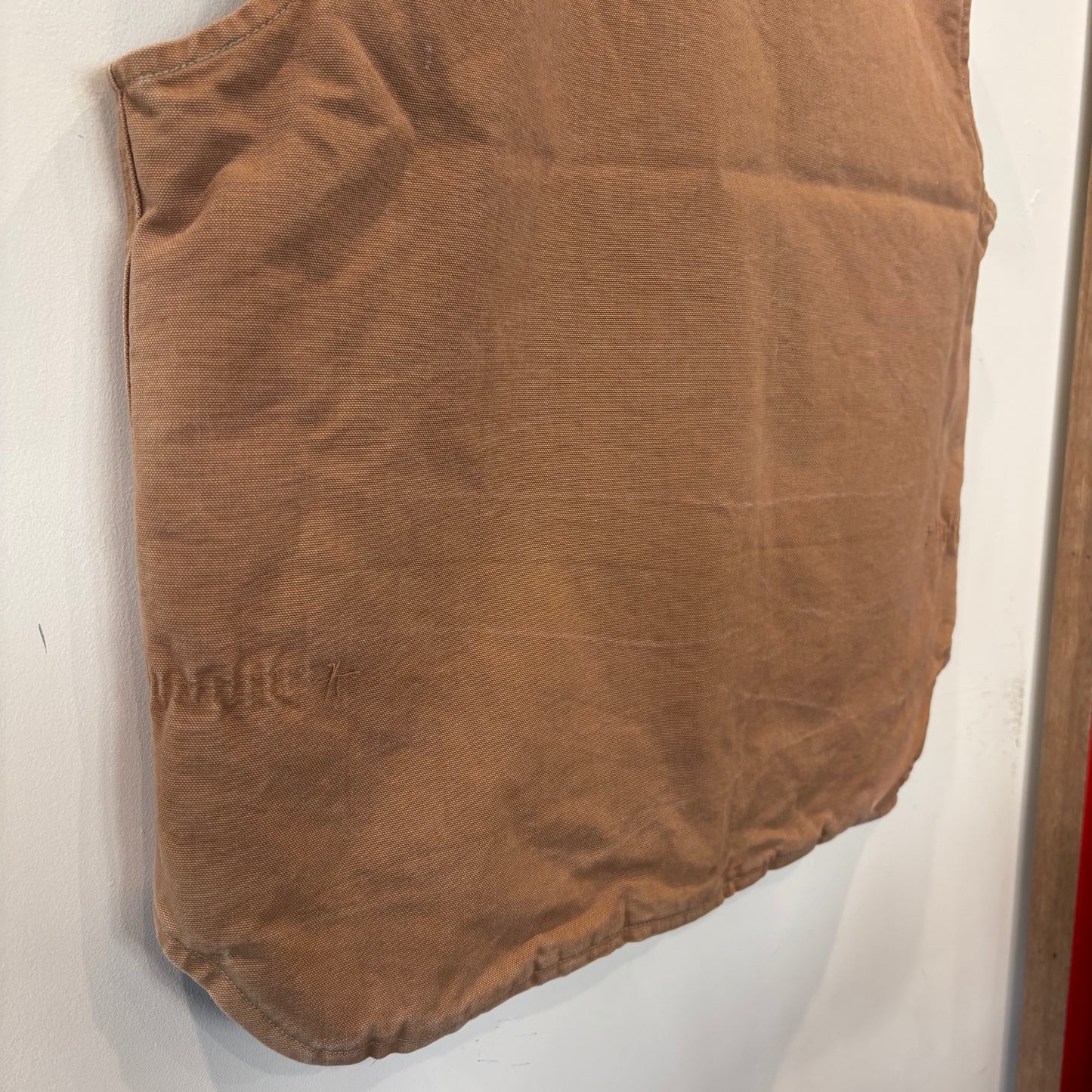 90's Carhartt カーハート ダックベスト ブラウン (aboutXL)/C1563V-SO