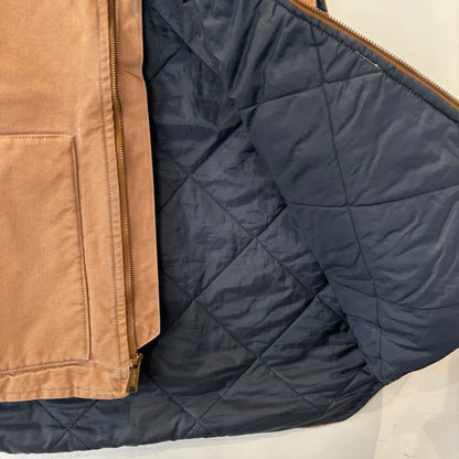 90's Carhartt カーハート ダックベスト ブラウン (aboutXL)/C1563V-SO