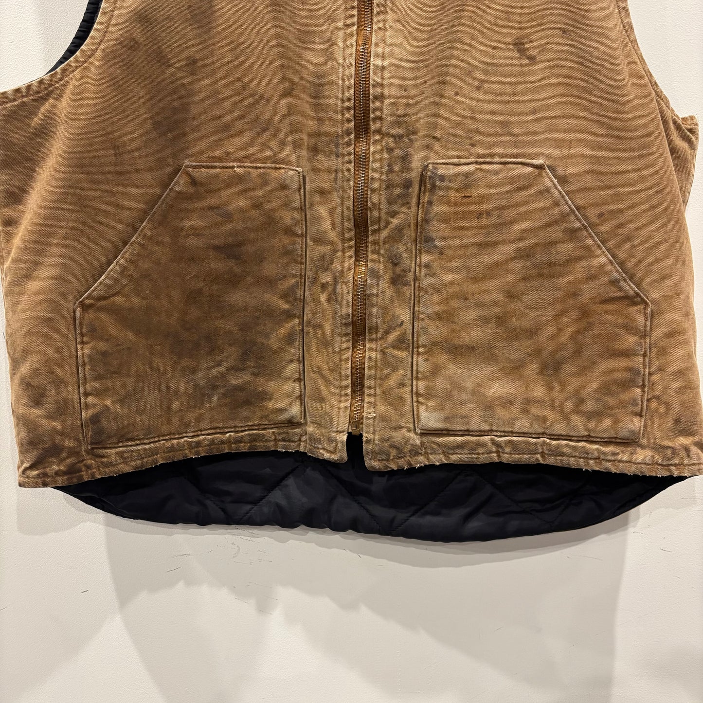 Carhartt カーハート ダックベスト ブラウン/B4262V-SO