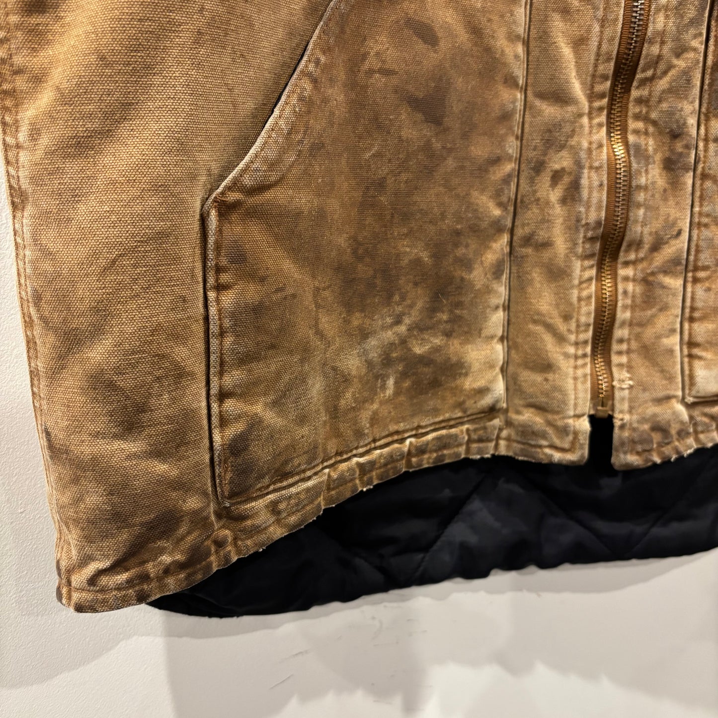 Carhartt カーハート ダックベスト ブラウン/B4262V-SO