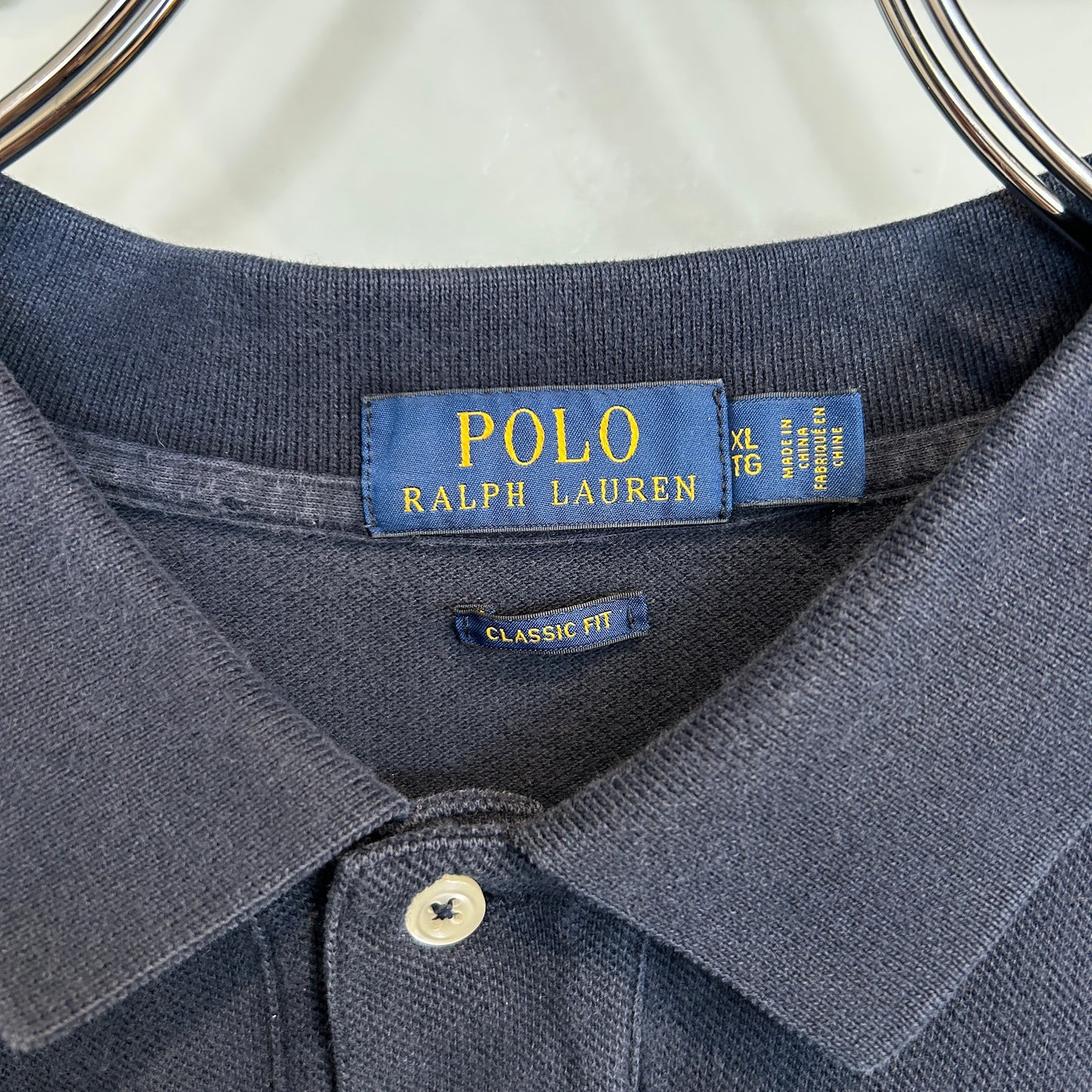POLO RALPH LAUREN Classic Fit ポロベア ポロシャツ 紺 (XL)/B1987S-SO