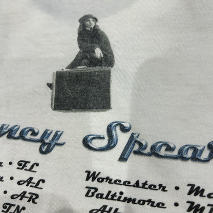 00's Britney Spears ブリトニー・スピアーズ ツアーTシャツ Allsport シングルステッチ 白(M)A6495T-SO