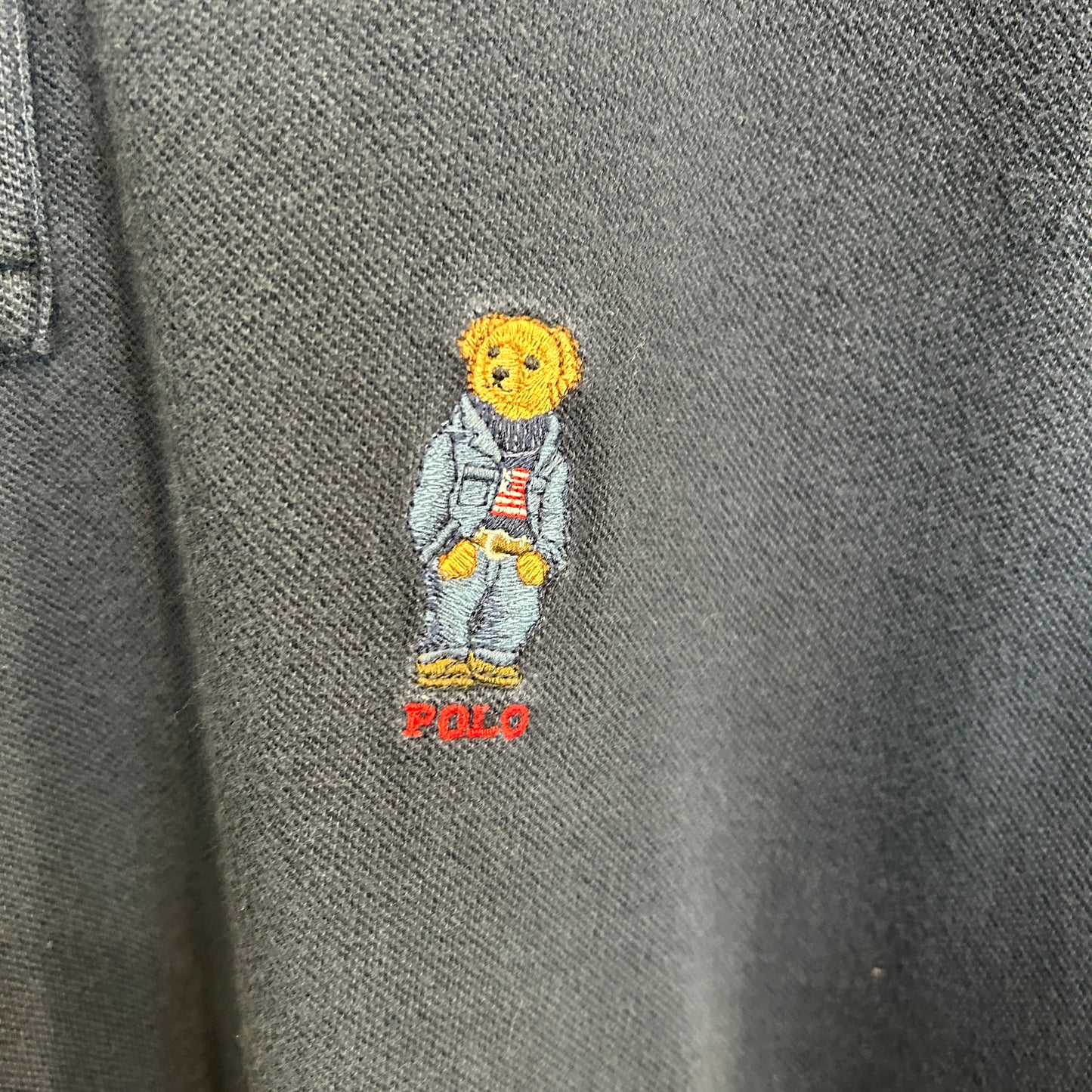 POLO RALPH LAUREN Classic Fit ポロベア ポロシャツ 紺 (XL)/B1987S-SO