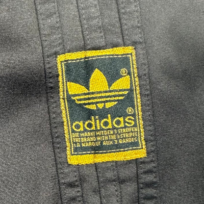 90's adidas トラックジャケット スタジャンタイプ 黒 金ロゴ (不明)/A1327J-SO