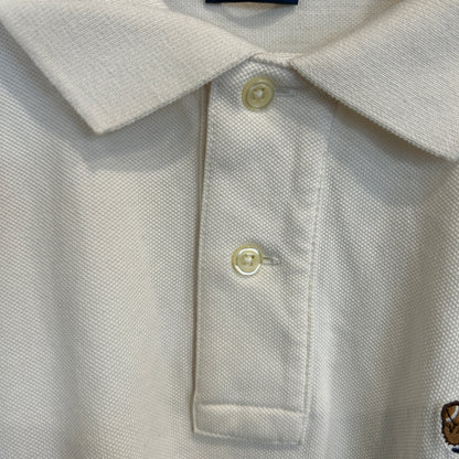 POLO RALPH LAUREN ラルフローレン custom slim Fit ポロベア ポロシャツ 白 (L)/B2273S-SO