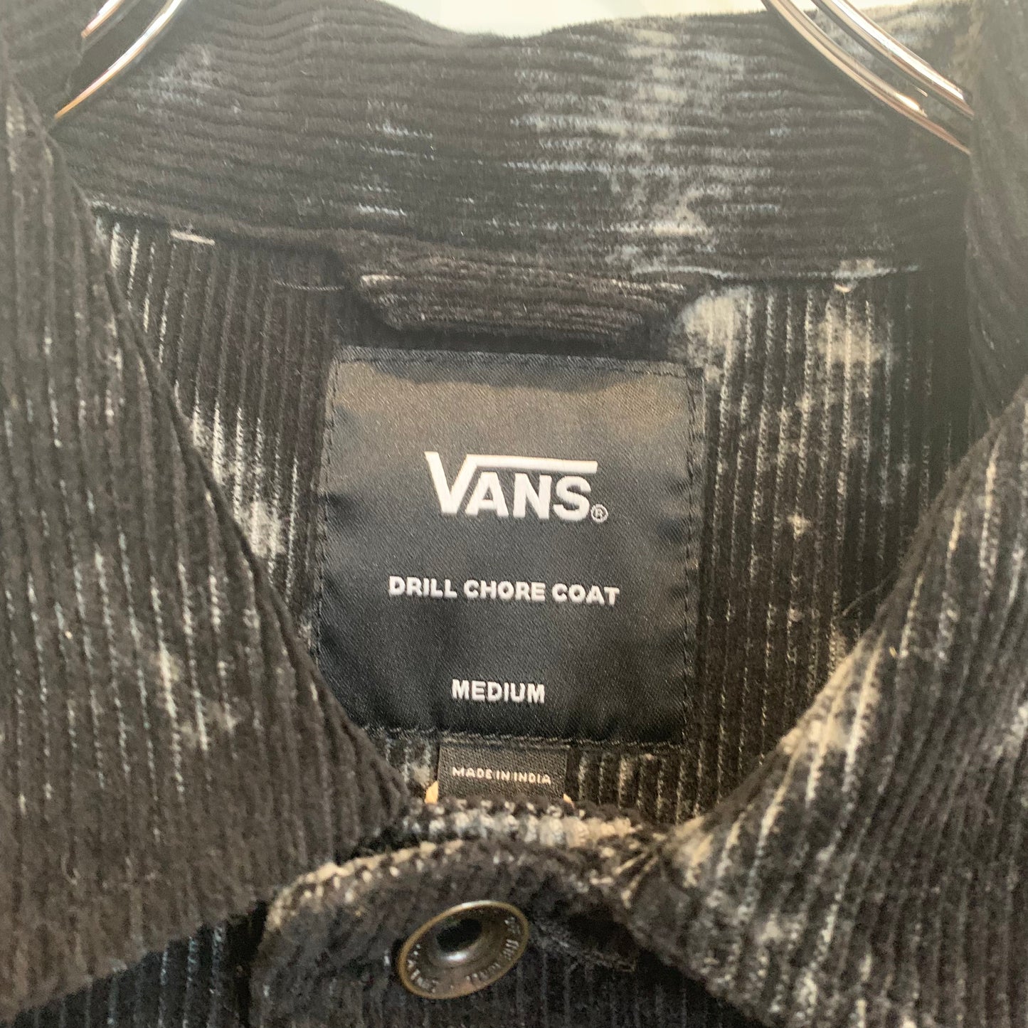 00's VANS コーデュロイ ドリルチョアコート 黒 (M)/C1566J-SO
