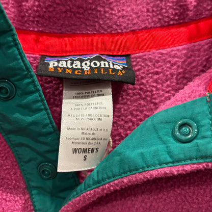 FA12 Patagonia パタゴニア シンチラスナップT ローズ (Women's S)/A9419F-SO