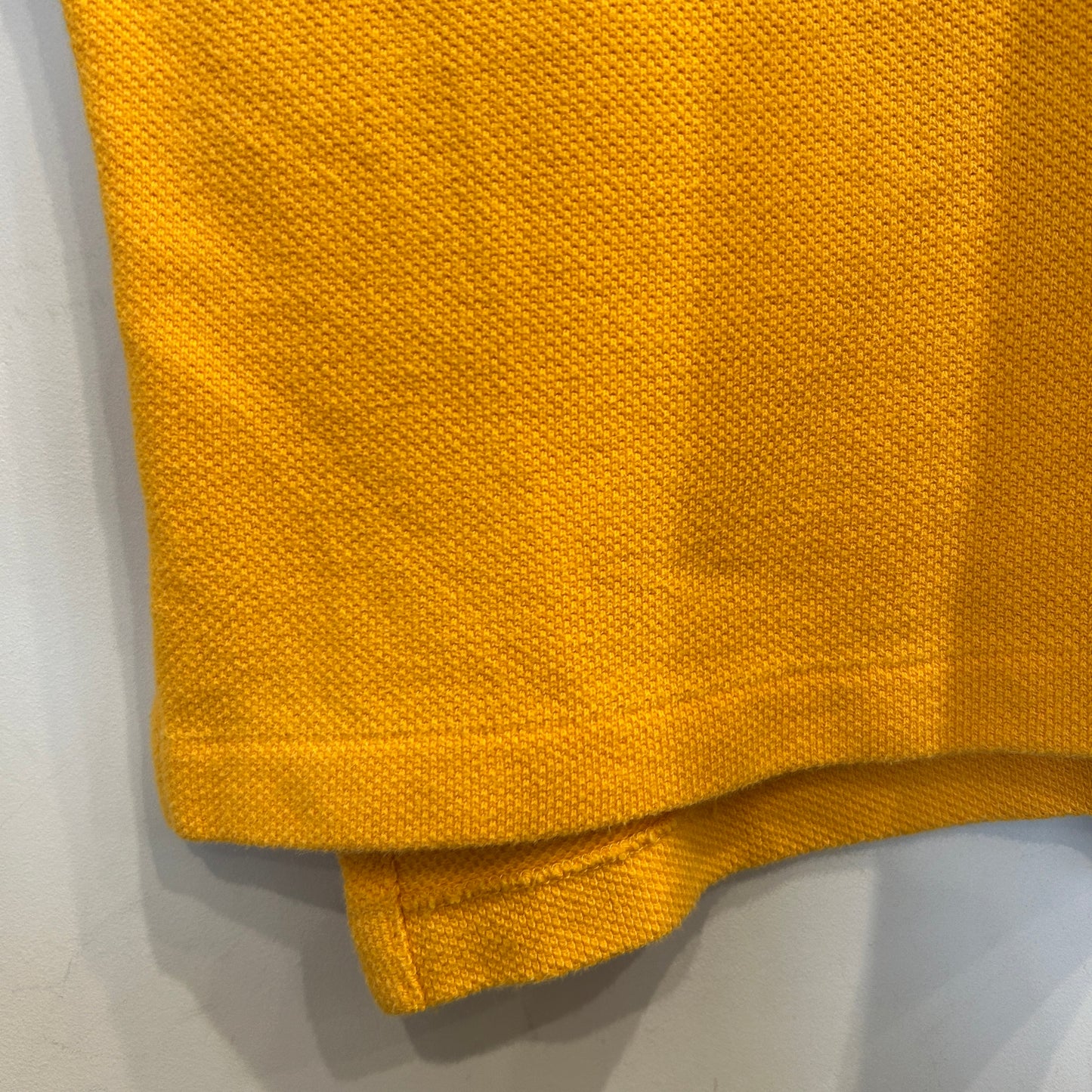 00's Polo by Ralph Lauren ラルフローレン フロントボーダー ポロシャツ 黄紺 (L)/B2509S-SO