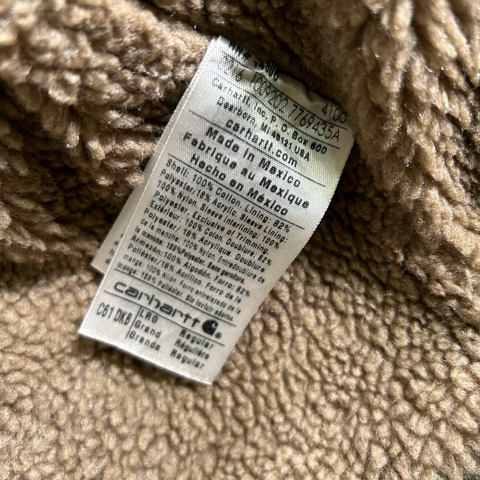 Carhartt カーハート リッジコート C61 DKBダークブラウン(L)/A9610O Carhartt カーハート リッジコート C61 DKBダークブラウン(L)/A9610O
