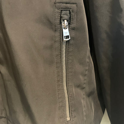 00's Calvin Klein フライト ボンバージャケット 黒 (XL)/B3631J-SO