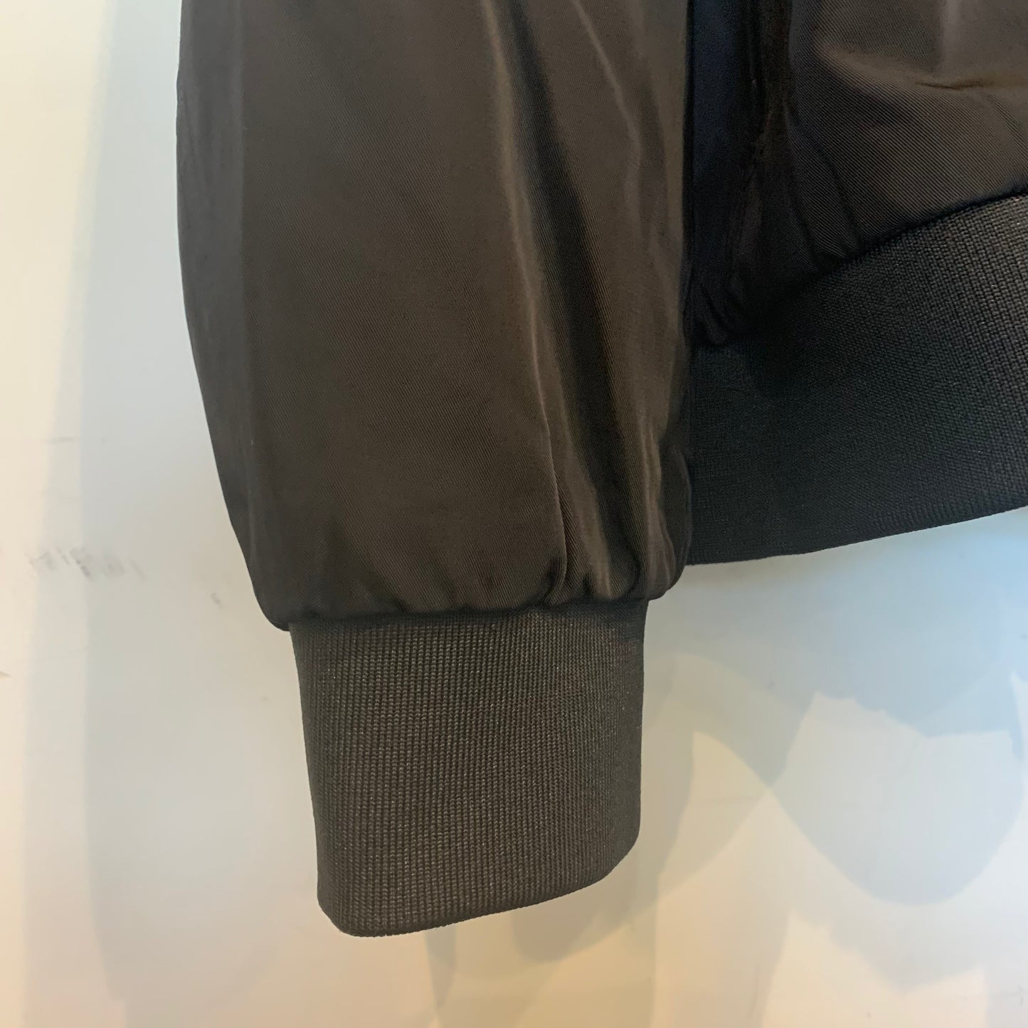 00's Calvin Klein フライト ボンバージャケット 黒 (XL)/B3631J-SO