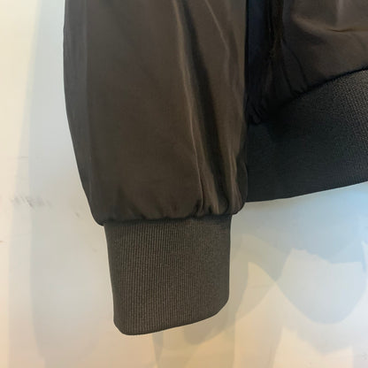 00's Calvin Klein フライト ボンバージャケット 黒 (XL)/B3631J-SO