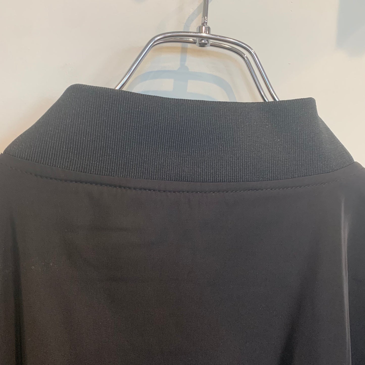 00's Calvin Klein フライト ボンバージャケット 黒 (XL)/B3631J-SO