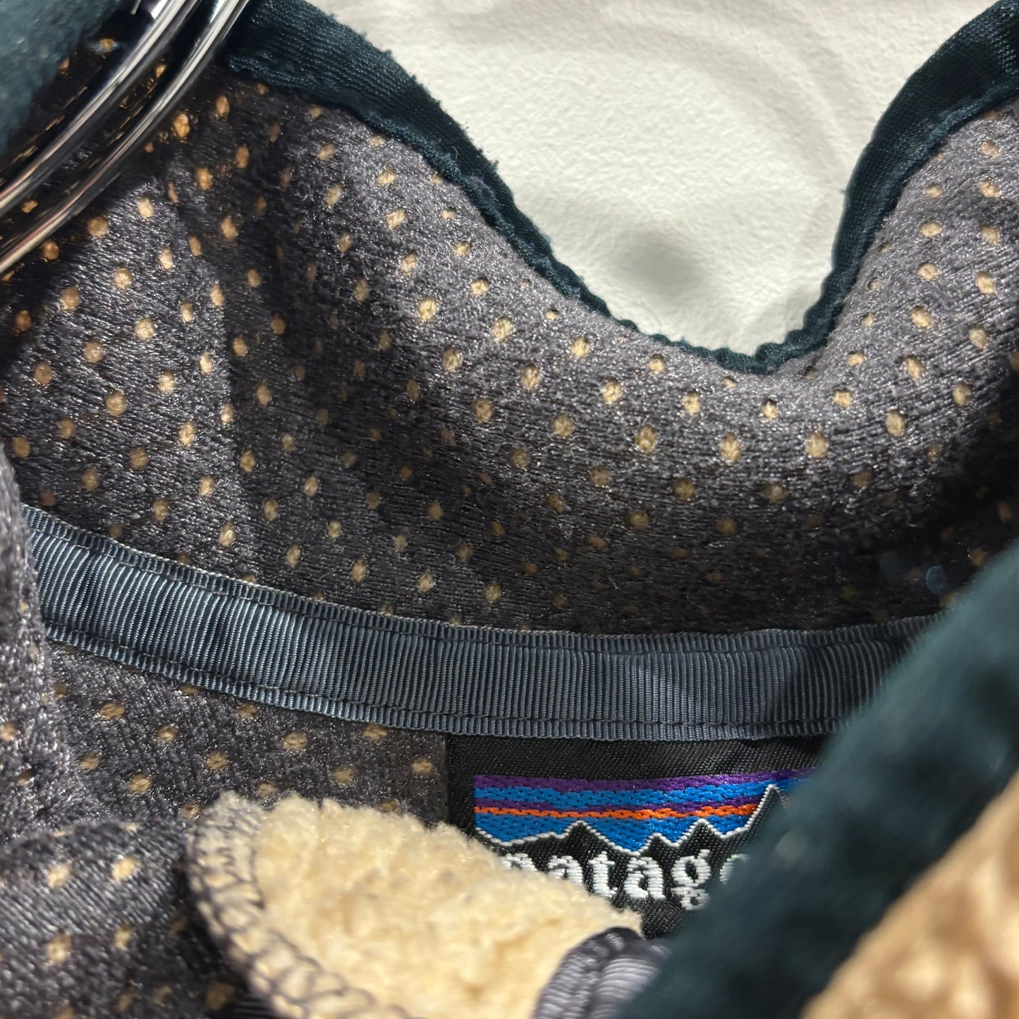 90's Patagonia パタゴニア ベビーレトロカーディガン ベージュ (M)/A8893F-SO