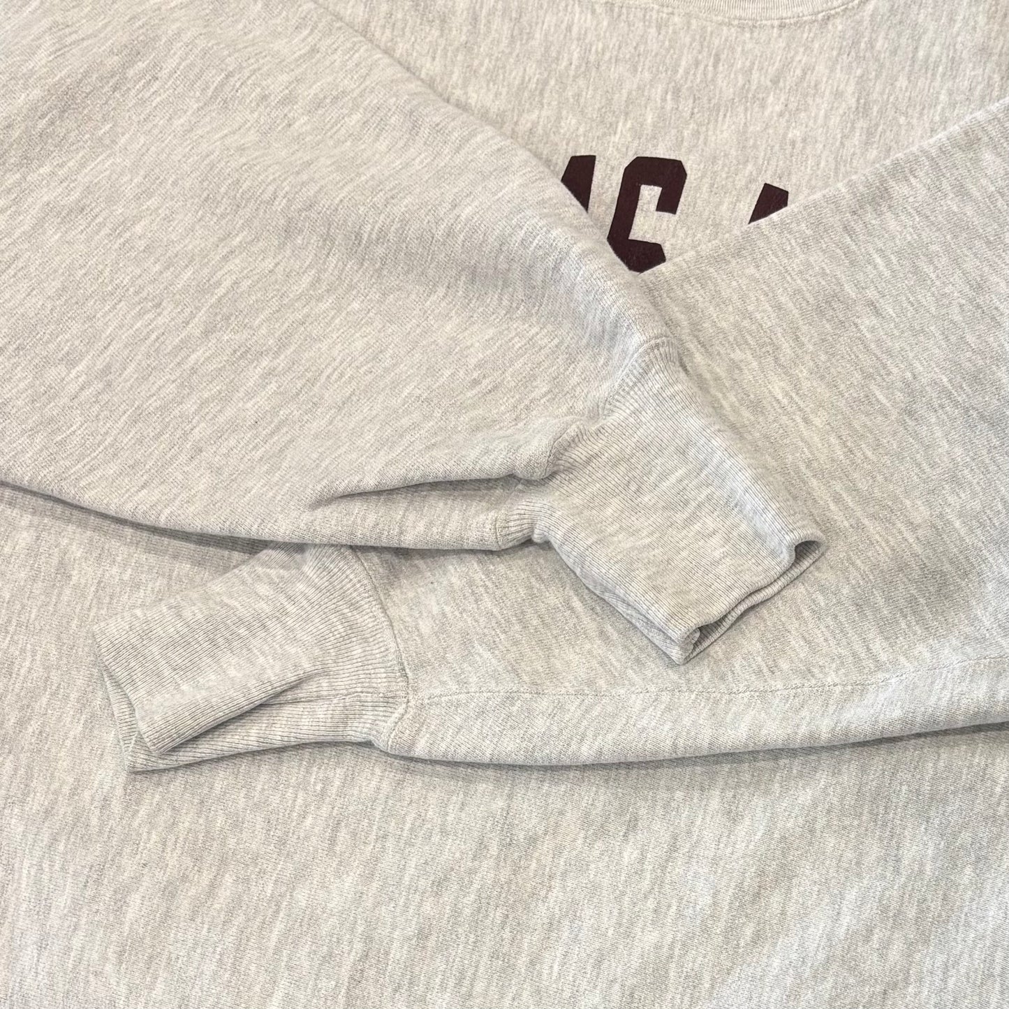 00's Champion Reverse Weave リバースウィーブ TEXAS A&M カレッジスウェット アッシュグレー (XXL) /A9643S-SO