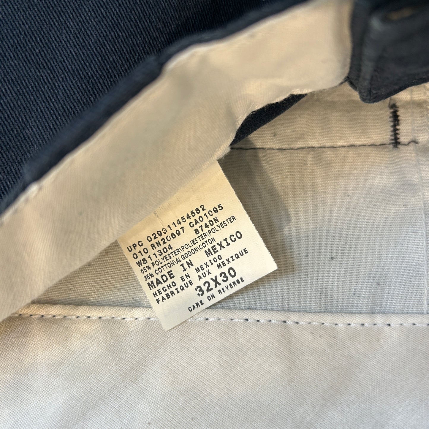 00's Dickies 874 ディッキーズ チノパン ワークパンツ 紺 (32×30)/B3488P-SO