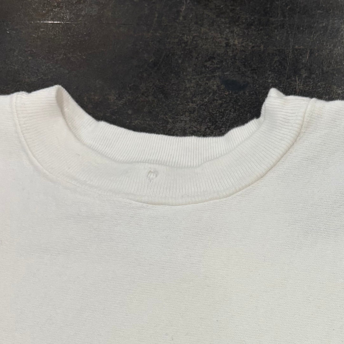 90's Champion Reverse Weave リバースウィーブ ロゴ刺繍 スウェット 白 (サイズ不明）/A8354S-SO