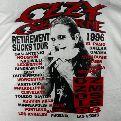 90's OZZY OSBOURNE 1996 TOUR Tシャツ (不明)/A4318T-SO