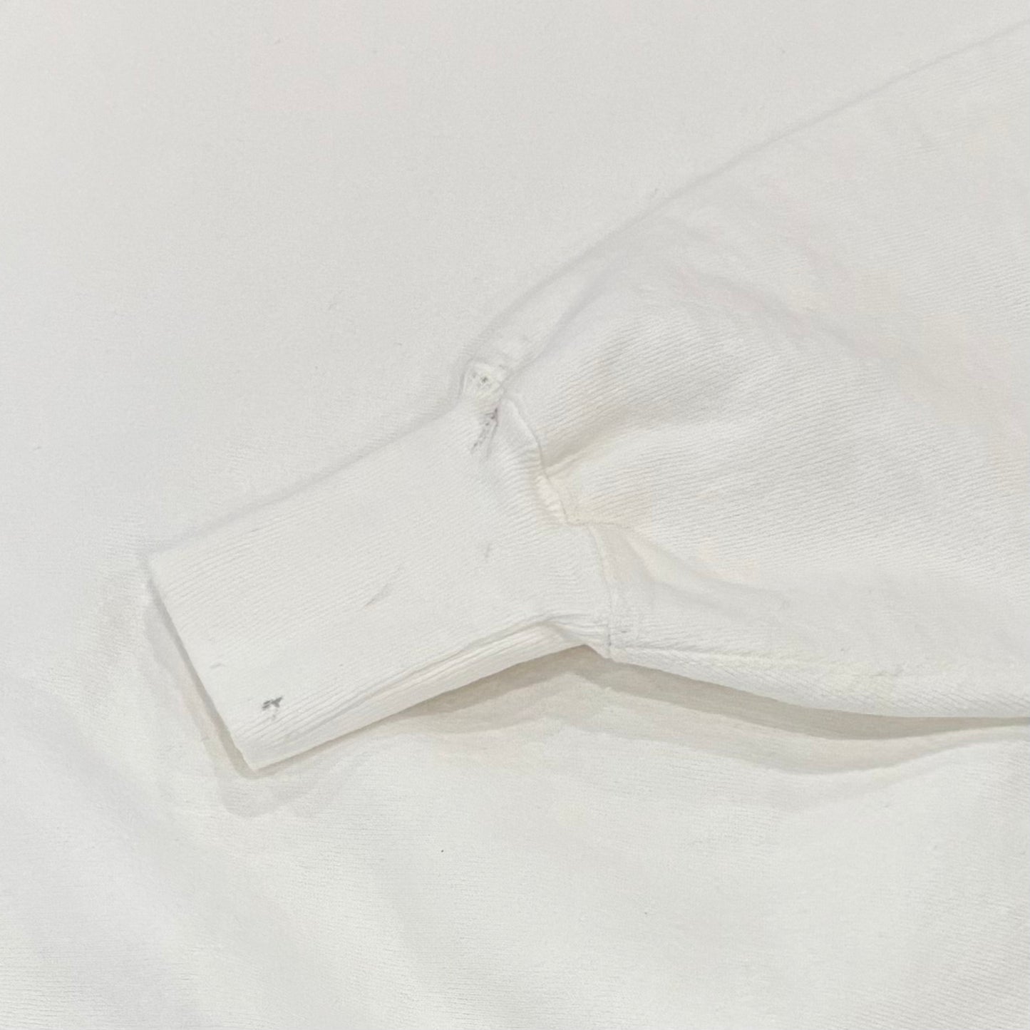 90's Champion Reverse Weave リバースウィーブ ロゴ刺繍 スウェット 白 (サイズ不明）/A8354S-SO