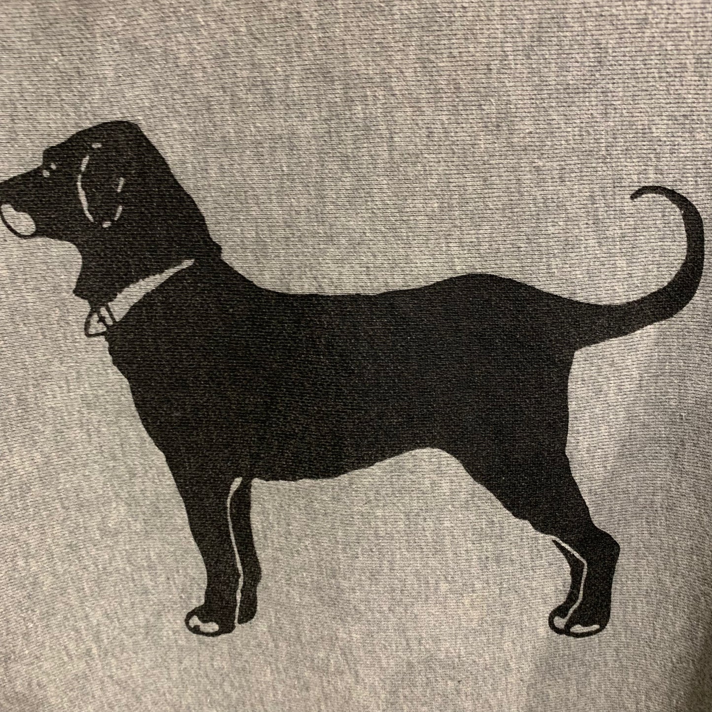 00's Black Dogs プリントスウェット リバースウィーブタイプ フーディ グレー (XXL)/B0579H-SO