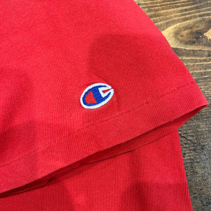 90's Champion MONTCLAIR STATE UNIVERSITY カレッジTシャツ USA製 赤(XL)/A7314T-SO
