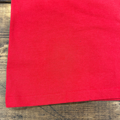 80's Champion チャンピオン OHIO STATE UNIVERSITY カプセル３段 カレッジTシャツ 赤(XL)/A6977T-SO
