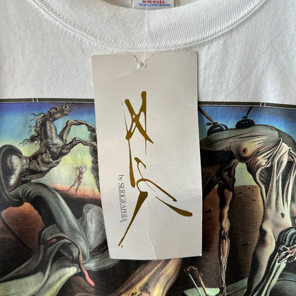 Dead Stock 90's Salvador Dali サルバドール・ダリ”夜のメクラグモ...希望！” アートTシャツ (L)/C1335T-SO