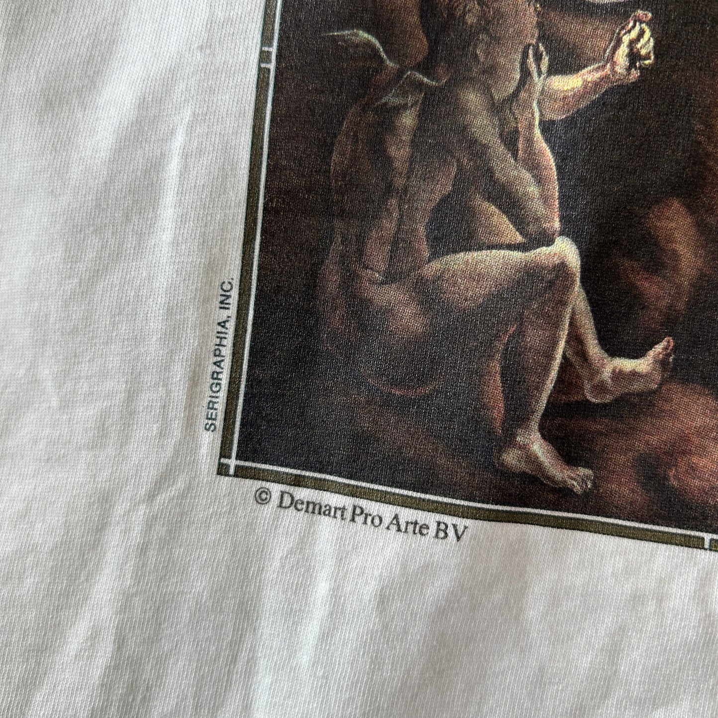 Dead Stock 90's Salvador Dali サルバドール・ダリ”夜のメクラグモ...希望！” アートTシャツ (L)/C1335T-SO