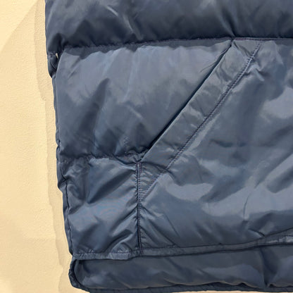 90's Eddie Bauer エディーバウアー ダウンベスト 紺 (L)/A8967V-SO