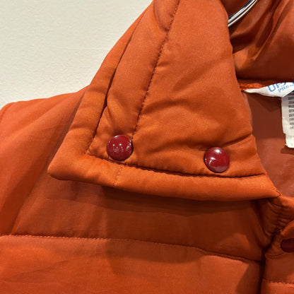 80's Upstream アメリカンオレンジパファーベスト オレンジ (M)/A9612V-SO