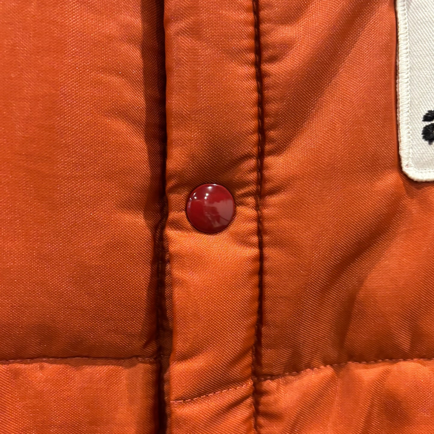 80's Upstream アメリカンオレンジパファーベスト オレンジ (M)/A9612V-SO