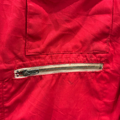 70's Sears フィールドマスター ダウンベスト 赤 (M)/A5977V-SO