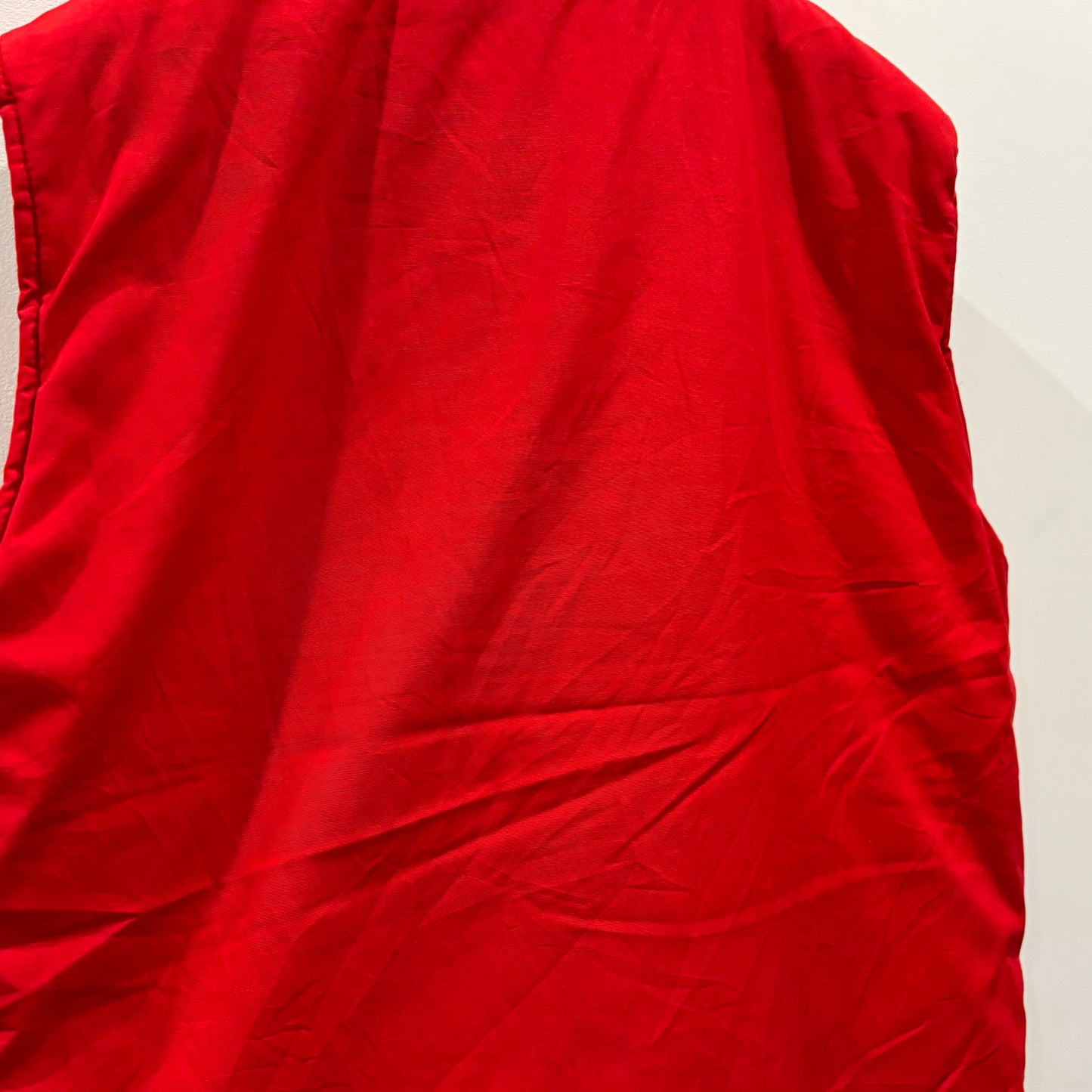 70's Sears フィールドマスター ダウンベスト 赤 (M)/A5977V-SO