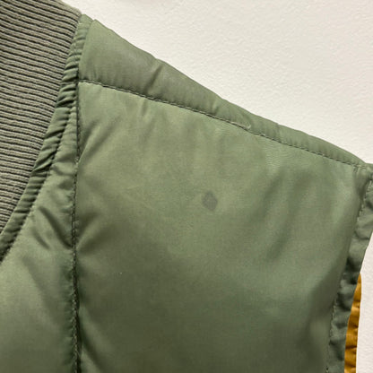 60~70's Eddie Bauer カナディアンベスト ダウンベスト カーキ (46)/A8868V-SO