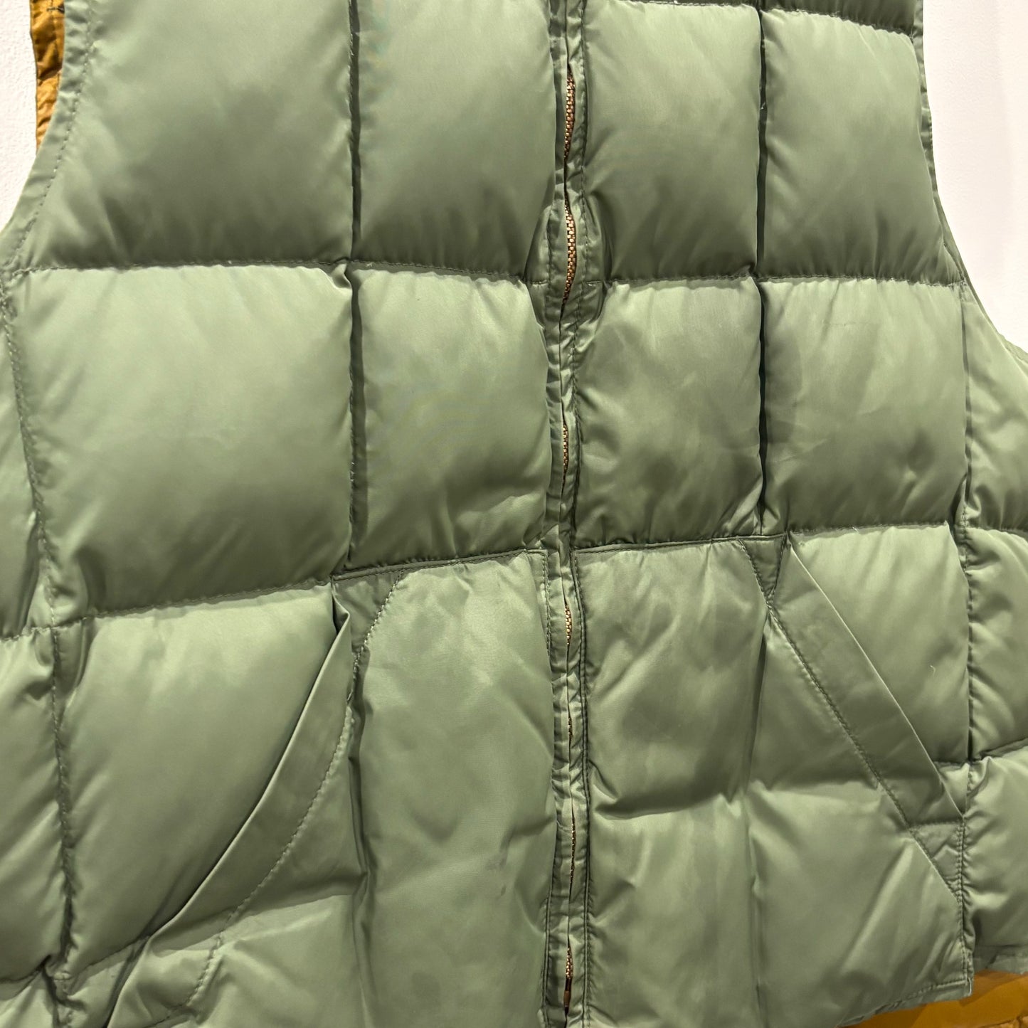 60~70's Eddie Bauer カナディアンベスト ダウンベスト カーキ (46)/A8868V-SO