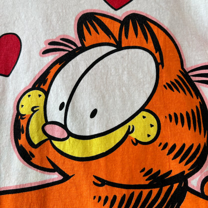 90's Garfield ガーフィールド オールオーバープリントTシャツ ホワイト/C1333T-SO