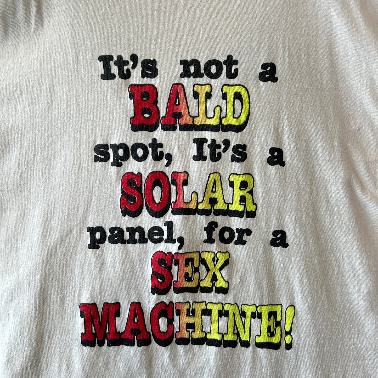 90's Splatter アメリカンジョークTシャツ ホワイト(XL)/C1332T-SO