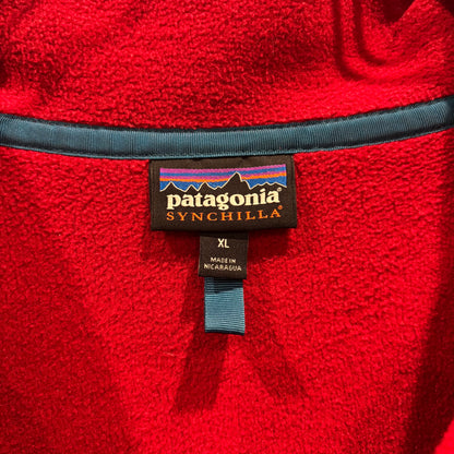 2015 (FA15) Patagonia パタゴニア シンチラ スナップT フリース 赤 (XL)/B4263F-SO