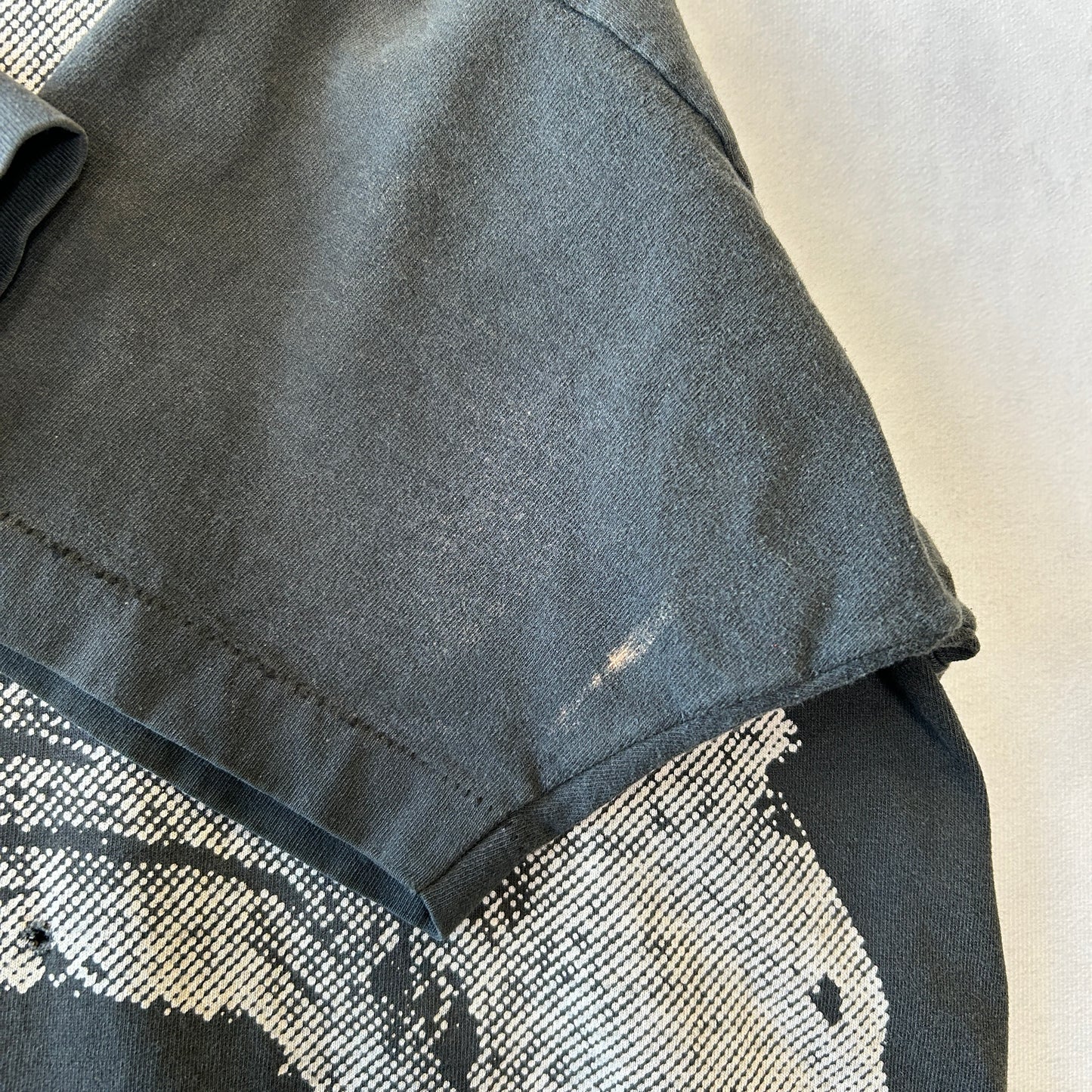 90's Fruit of The Loom Albert Einstein アインシュタイン 肖像画Tシャツ 黒(XL)/C0671T-SO