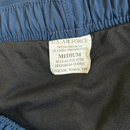 00's U.S.Air Force PTU ナイロントレーニングショーツ ネイビー(Medium)/C1362P-SO