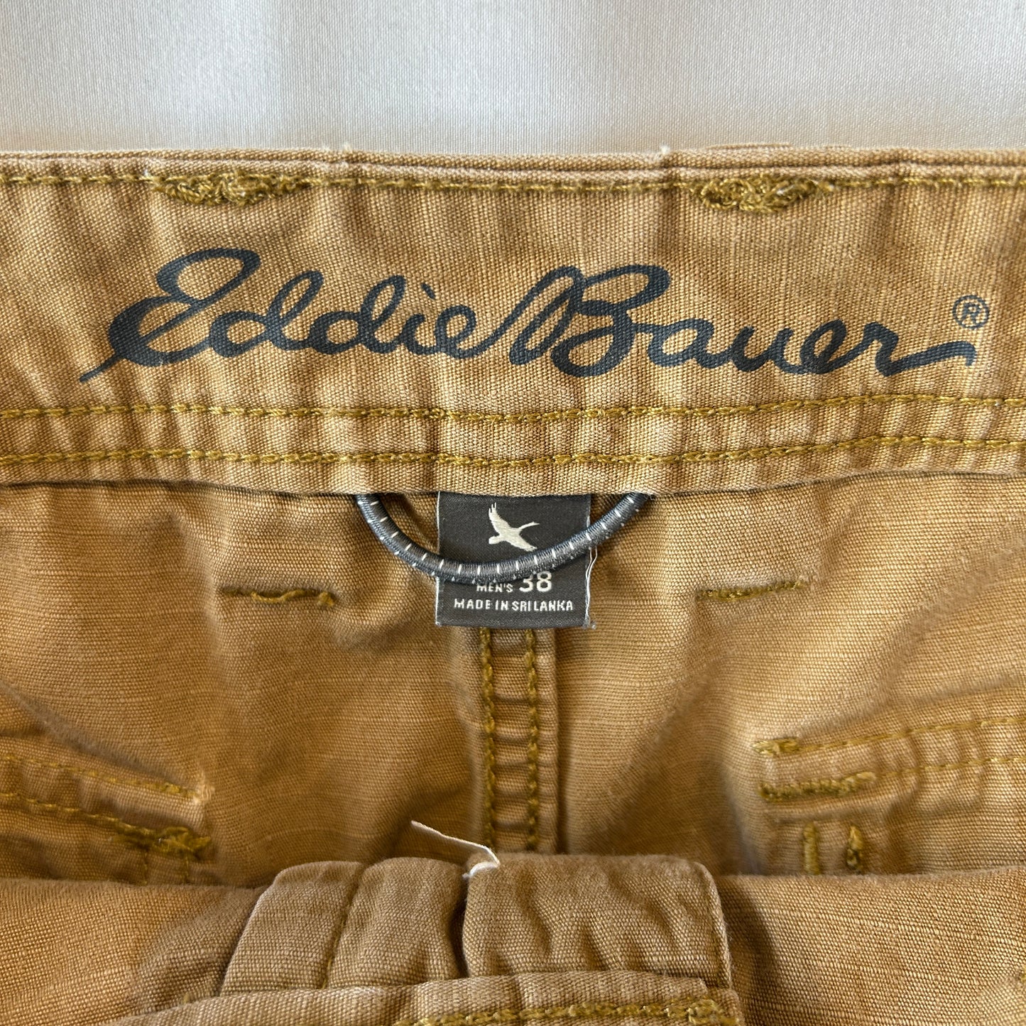 Eddie Bauer エディー・バウアー コットンカーゴショーツ リップストップ ブラウン(W38)/C1361P-SO