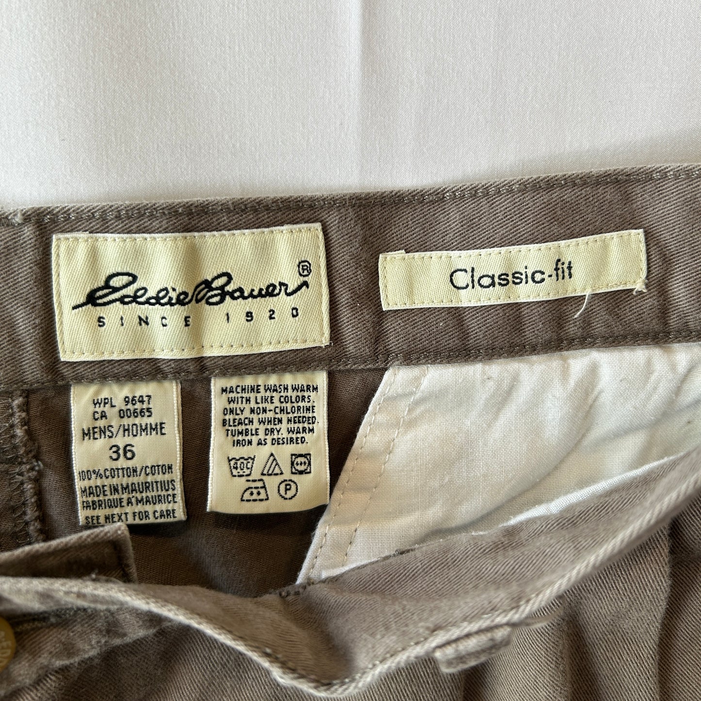 Eddie Bauer エディー・バウアー 2タックチノショーツ (36)C1360P-SO