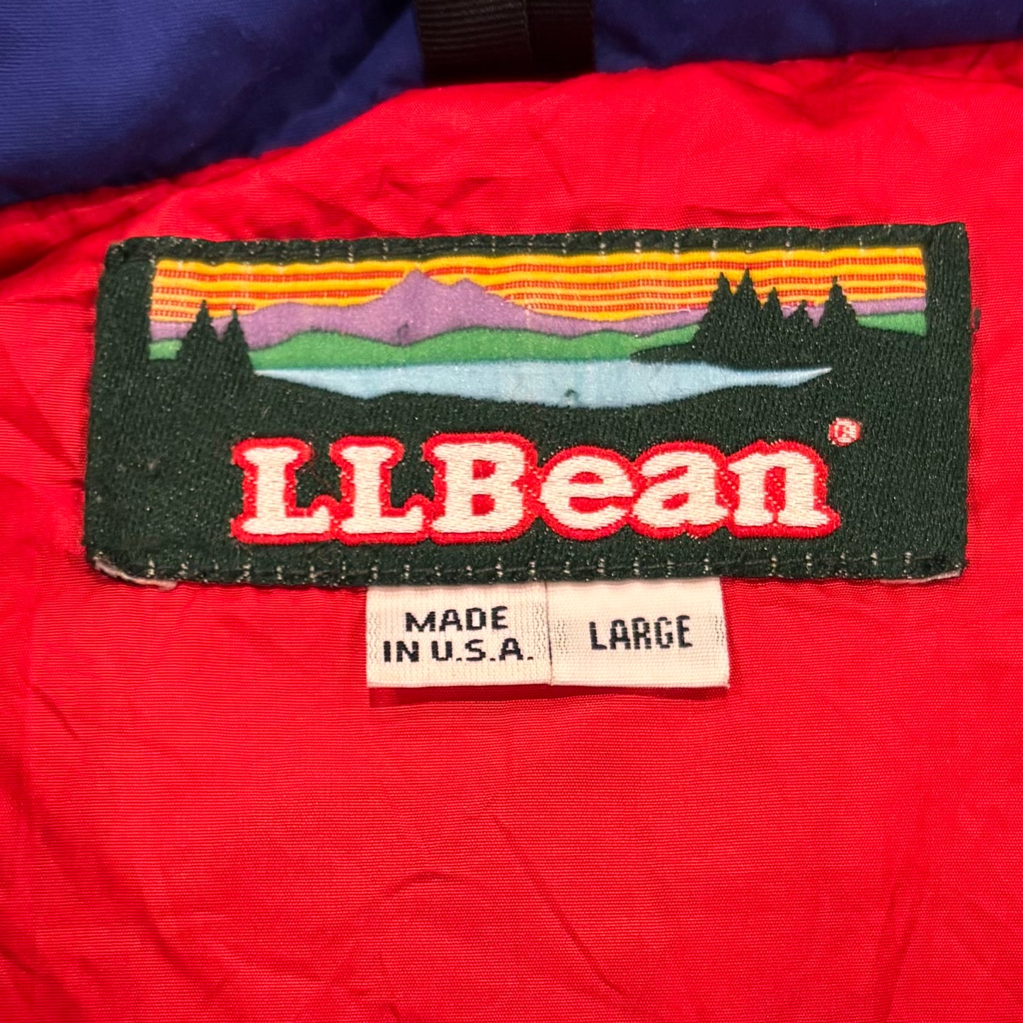 90's L.L.Bean エルエルビーン ダウンジャケット 黒 (L) /A8963O-SO