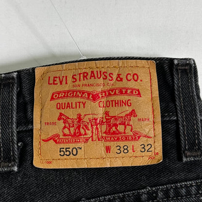 00's Levis 550 ブラック (38 32)/A4687P-SO