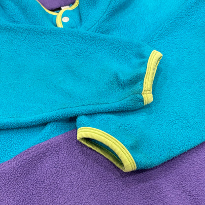 90's NIKE ACG ナイキ フリースジャケット ターコイズブルー/パープル (L) /A9321F-SO